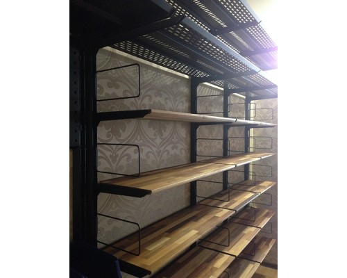 Полка перфорированная металлическая 600х300